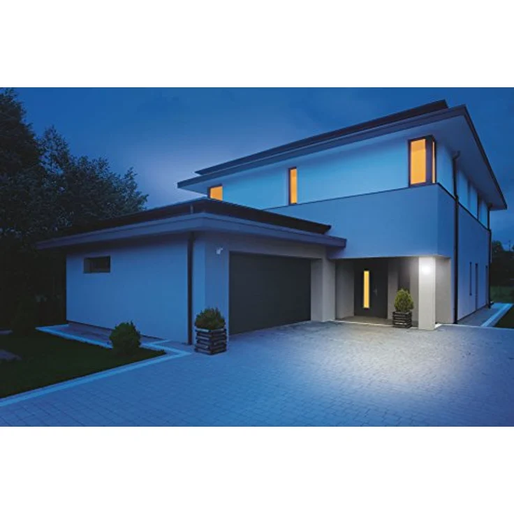 Steinel Infrarot-Bewegungsmelder sensIQ weiß, 300°|20 m Sensor, 2500 W, Dauerlicht, Eckwandhalter, Fernbedienung – Bild 2