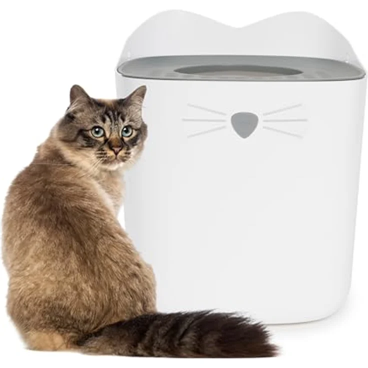 Catit Pixi Katzentoilette, Grau – Bild 2