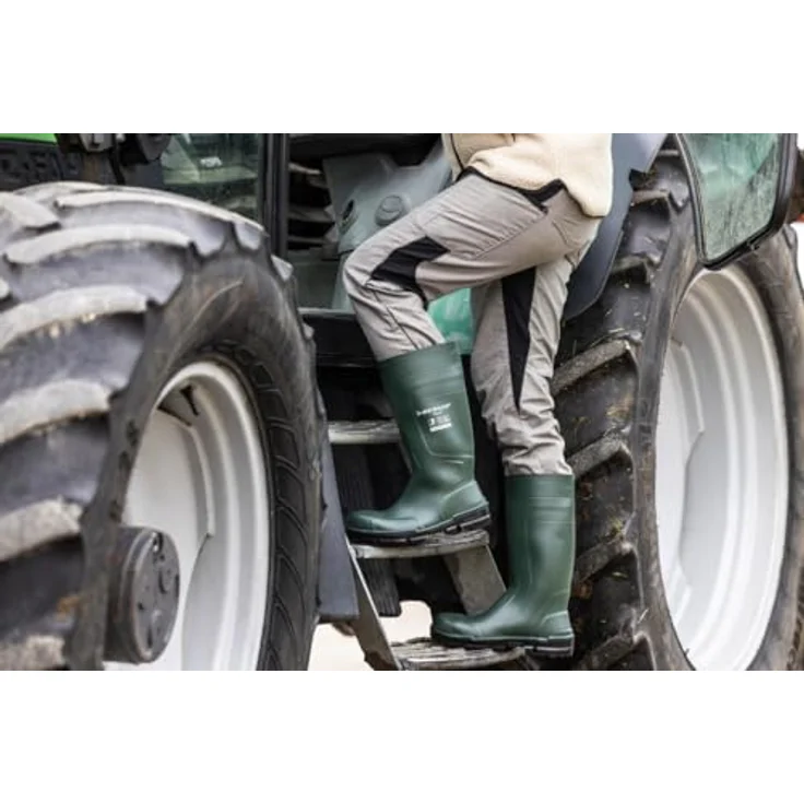 Dunlop Stiefel Work-It full safety S5 grün nach EN ISO 20345:2022 S5 SR FO LG Größe 47, Sicherheitsstiefel mit Stahlkappe und rutschhemmender Sohle – Bild 8