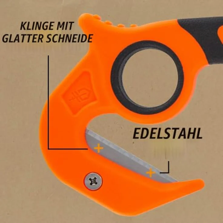 Gerber Vital Zip EAB Hunting Tool, Allzweckschneider mit ergonomischem Griff und Holster, orange – Bild 4