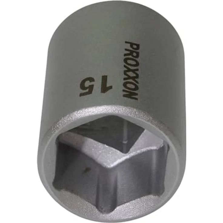 PROXXON INDUSTRIAL Bohrer- und Bitset 23518, 3/8'' Steckschlüsseleinsatz aus CrV-Stahl, Größe 15 mm – Bild 2