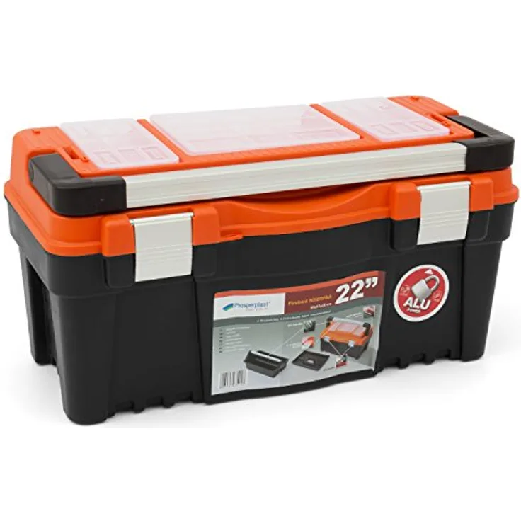 Werkzeugkoffer 550 x 267 x 277 , mit 2 rausnehmbaren Schalen , Kunststoff