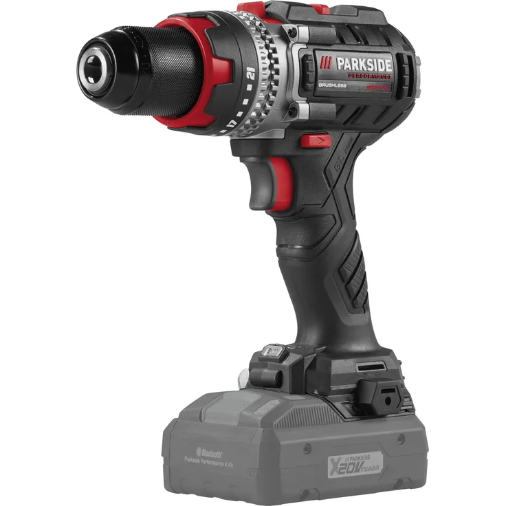 PARKSIDE® Performance Akku Schlagbohrschrauber PSBSAP20-LiC3, 2-Gang, Brushless Motor, 64 Nm Drehmoment, LED-Arbeitsleuchte, ohne Akku & Ladegerät
