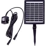 STILISTA Solarpumpe Solar Pumpe kleine Brunnen 2,8 W, Förderhöhe bis 100 cm, Fördermenge bis 350 l/h, umweltfreundliche Alternative