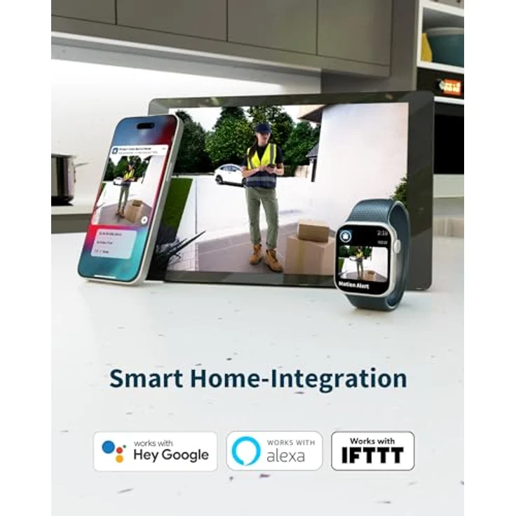 Arlo AVD3001-100EUS, Video-Türklingel mit 1080p FullHD, 2-Wege-Kommunikation und integrierter Sirene, kabellos mit USB-Anschluss – Bild 8