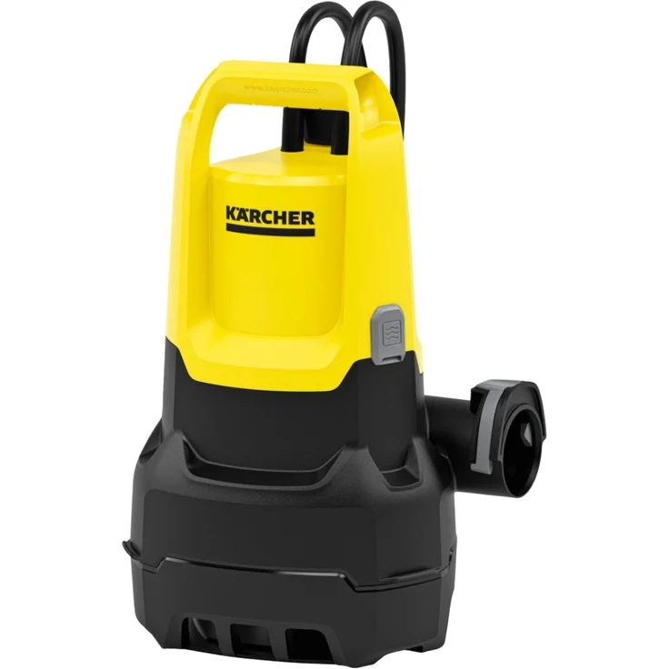 Kärcher SP 16.000 DIRT Tauchpumpe 550 W 16000 l/h 7 m, Gelb/Schwarz, mit Vorfilter und Quick Connect- Anschlussstutzen – Bild 1