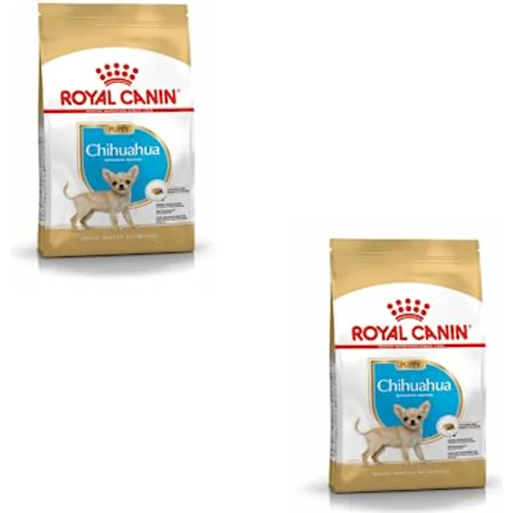 Royal Canin Chihuahua Puppy | Doppelpack | 2 x 500 g | Alleinfuttermittel speziell für Chihuahua-Welpen | Bis zum 8. Monat | Kann zur Reduzierung von Stuhlgeruch beitragen