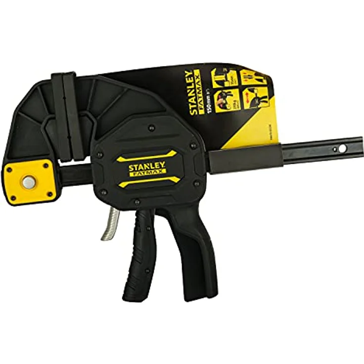 Stanley Einhandzwinge (Größe XL, 270 kg Spannkraft, 150 mm Spannweite, 410 mm Länge, 220-390 mm Spreizweite) FMHT0-83238 – Bild 5