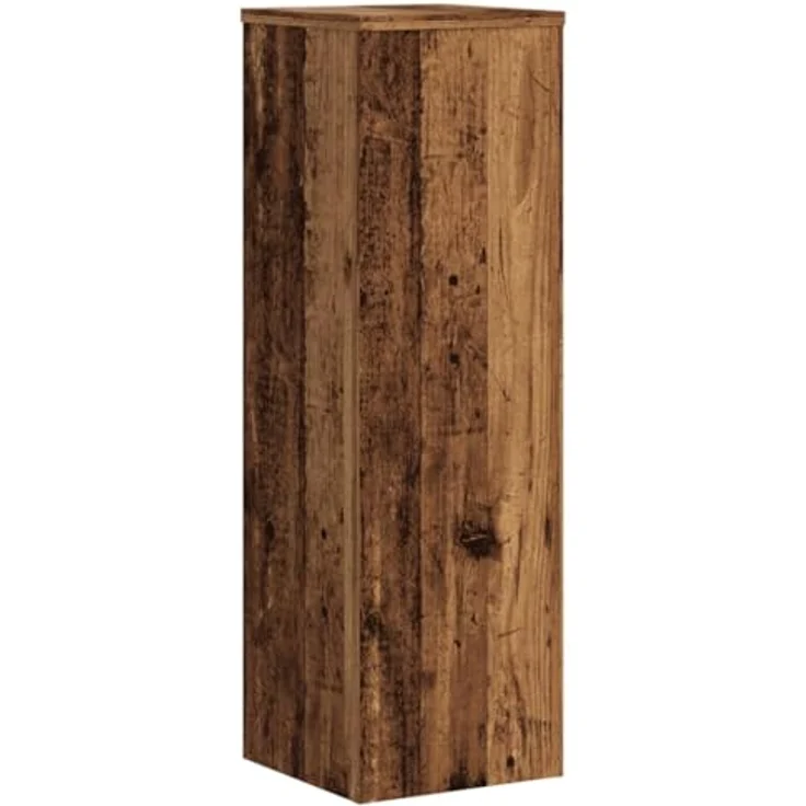 vidaXL Blumenständer Pflanzenständer 2 Stk Altholz-Optik 25x25x80 cm Spanplat, Holzwerkstoff, 50 kg Belastbarkeit, Altholzfarbe – Bild 8