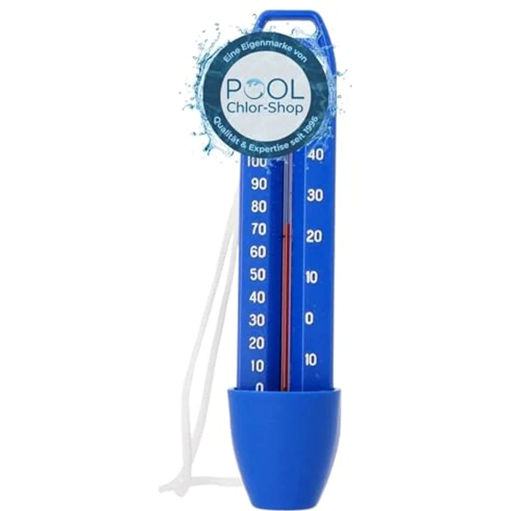 PCS Pool Thermometer in blau mit Schöpfbecher (332) – Bild 2