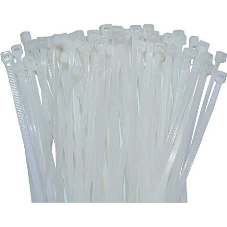100 Kabelbinder 200x4,8mm Natur (weiss) PA6.6 – Bild 2