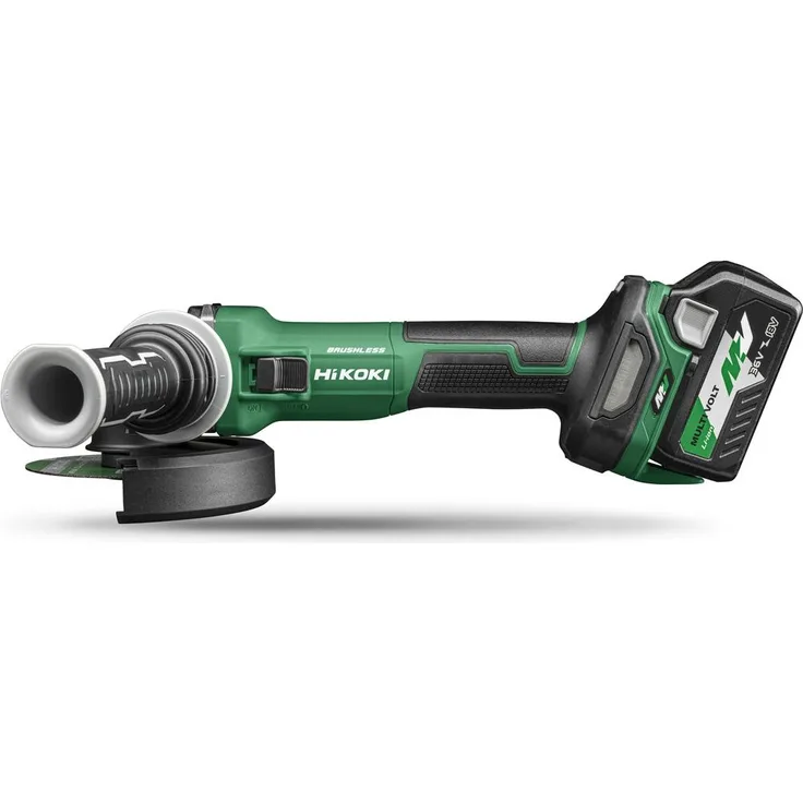 Hikoki Winkelschleifer Akku 125 mm Set G3613DVE 2,5 Ah (Schwarz, Grün)