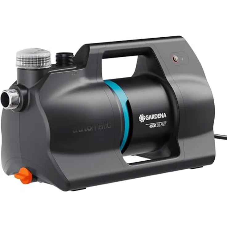Gardena Haus- & Gartenautomat 4600 Silent, Wasserpumpe mit 4600 l/h Fördermenge, 4,0 bar Druck und automatischer Ein-/Ausschaltfunktion