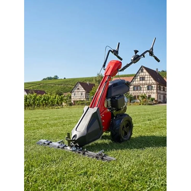 Prestige Works Balkenmäher PWSCM196, 5,7 PS Benzinmotor mit 88 cm Schnittbreite, für Rasenflächen bis 3.000 m² – Bild 2