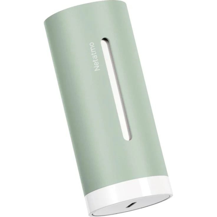 Netatmo Zusätzliches Smartes Innenmodul NIM-M-WW, Umweltmessgerät zur Überwachung der Innenraumluftqualität, Mintfarbe, CO2-, Temperatur- und Luftfeuchtigkeitsmessung