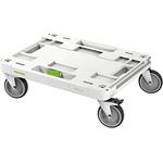 Festool SYS-RB Transportwagen, Rollbrett mit 100 kg Belastbarkeit, 360° drehbaren Rädern und Feststellbremsen