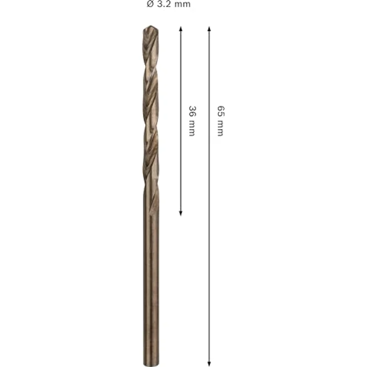 Bosch Accessories 2608577592 Metall-Spiralbohrer, HSS-Co mit Kobalt für präzises Bohren in Edelstahl, hohe Lebensdauer – Bild 3