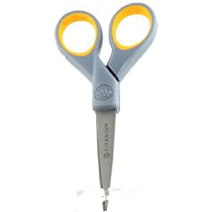 Westcott Schere Titanium Super E-30450 00 13cm gelb/grau – Bild 5