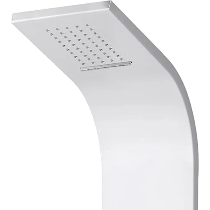 Aloni Duschpaneel ZLW103, Höhe 160 cm, 5 Funktionen, weiß – Bild 2