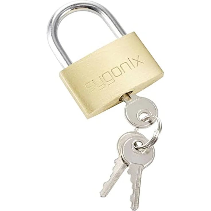Sygonix Vorhängeschloss Sygonix SY-5045284 Vorhängeschloss 39.8 mm verschieden schließend Go, aus korrosionsbeständigem Messing - Preisvergleich – Bild 3