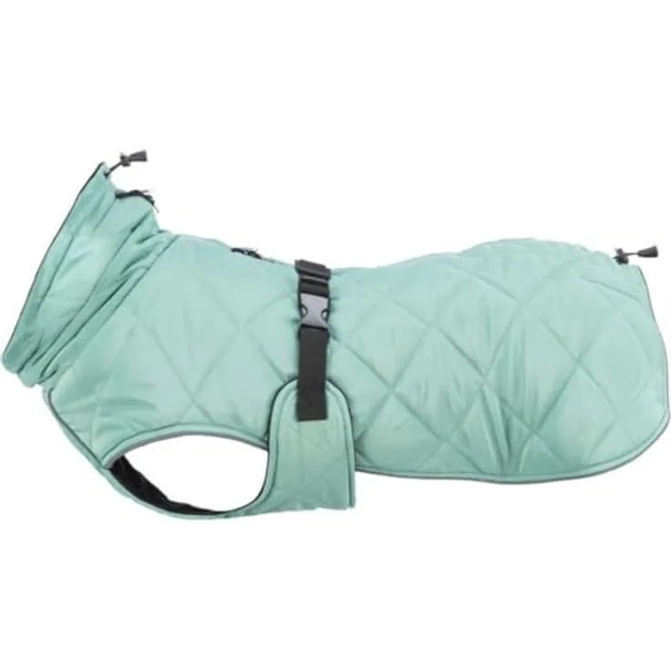 Trixie Mantel CityStyle Oslo, recycelt, M, 45 cm, Jade (Hundemantel)