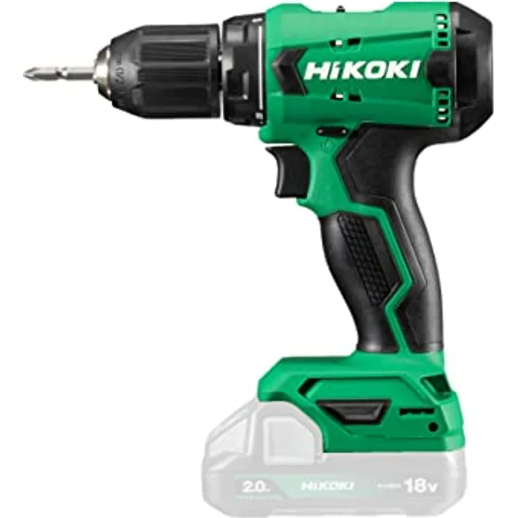 Hikoki Akku-Bohrschrauber DS18DA (Basic) 18V Li-Ion mit 50 Nm Drehmoment, LED, Hikoki