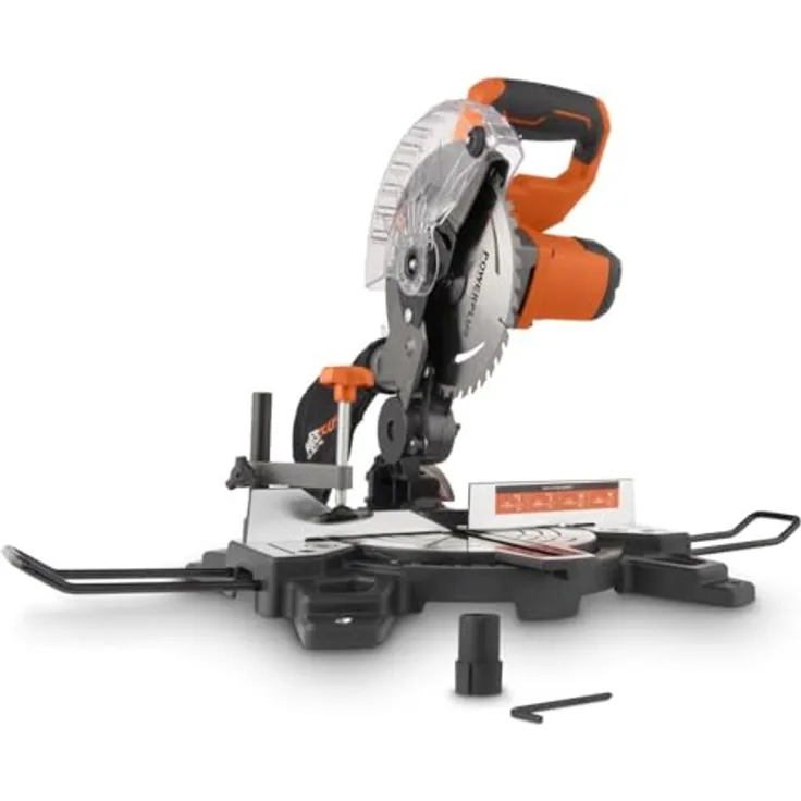 POWER plus Dual Power Akku Kapp und Gehrungssäge POWDP2550-20V, Gehrungs- und Kappsäge, Ø210mm, Stabile Sägegeschwindigkeit, Holzsägeblatt inklusive