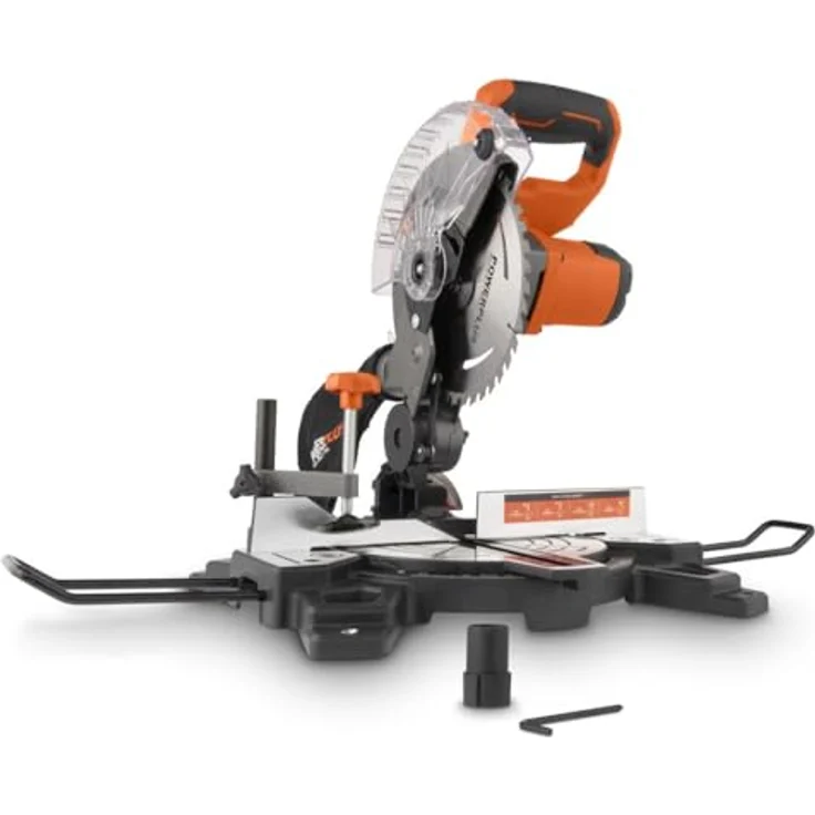 POWER plus Dual Power Akku Kapp und Gehrungssäge POWDP2550-20V, Gehrungs- und Kappsäge, Ø210mm, Stabile Sägegeschwindigkeit, Holzsägeblatt inklusive – Bild 1
