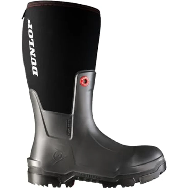 Magni Dunlop Snugboot WorkPro Sicherheitsschuhe, Full Safety, schwarze Wellington mit Composite-Zehenschutzkappe, Grösse 48, -50 °C Kälteisolierung, SRC-Rutschhemmung – Bild 3