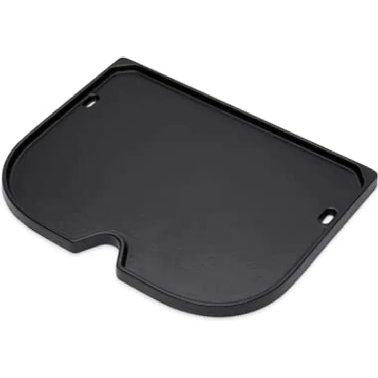 Weber Grillplatte für Lumin Compact, porzellanemaillierte Gusseisenplatte für gleichmäßige Wärmeverteilung, leicht zu reinigen