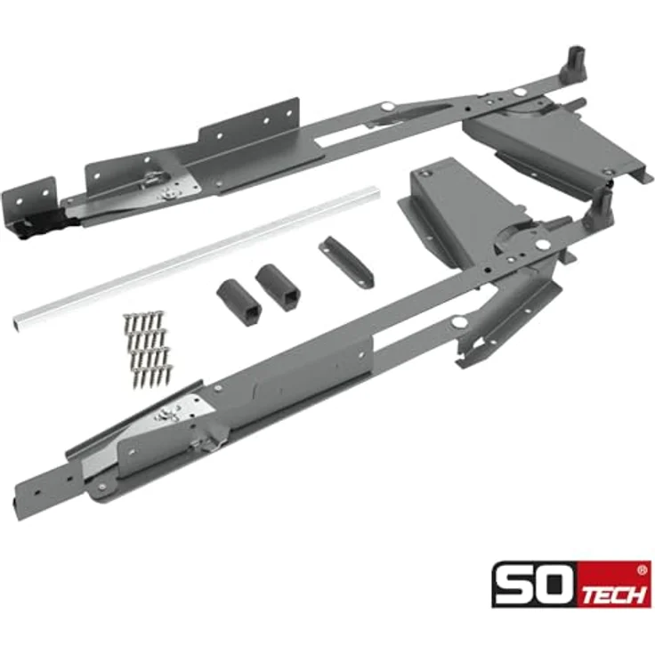 Kesseböhmer ChefsTable Parallelschwenkmechanik für Unterschrank, belastbar bis 16 kg, Schwenkbeschlag für Küchengeräte – Bild 4