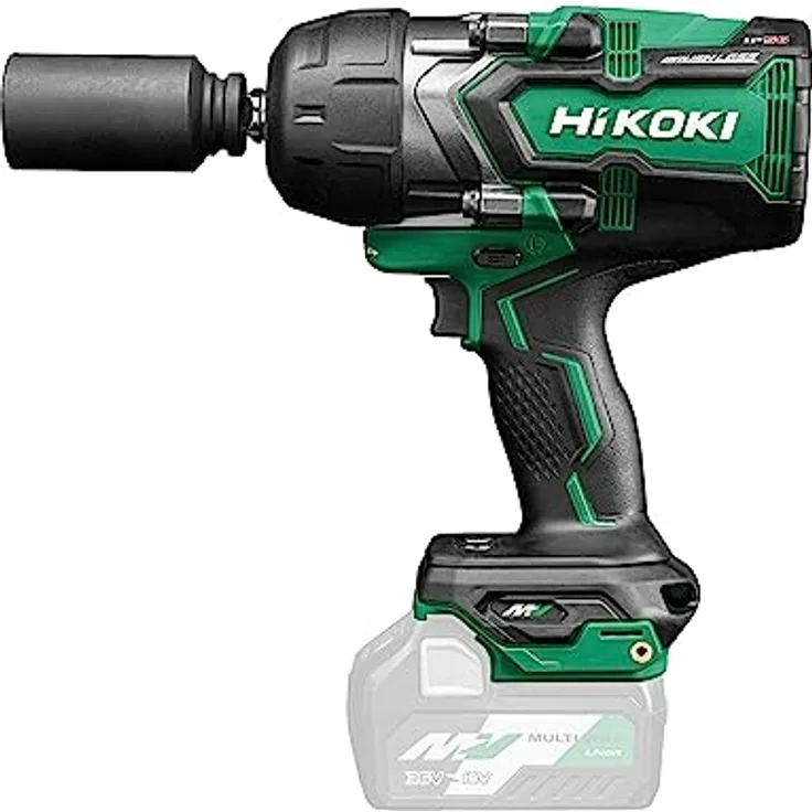 HIKOKI Akku Schlagschrauber WR36DE (36V, Li-Ion, Brushless, Festdrehmoment von 770 Nm) in blau