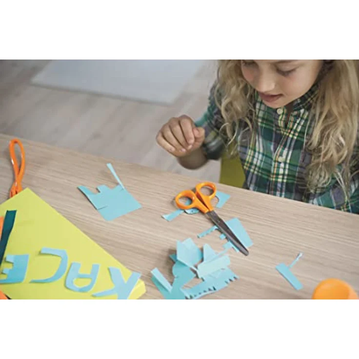 Fiskars Classic Universalschere, 17cm Schere, orange silber – Bild 6