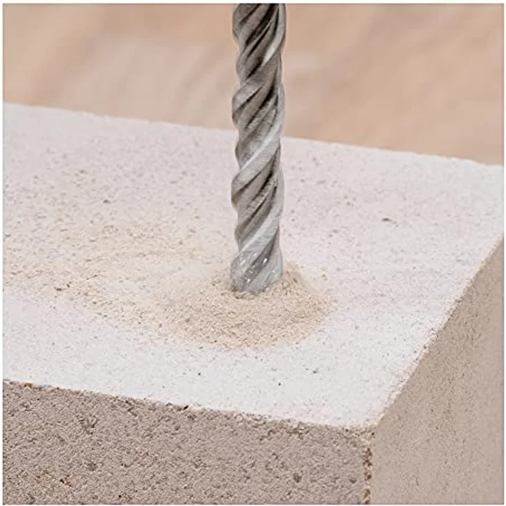 STIER Hammerbohrer Premium, 4-schneidig, Hartmetall Spitze, SDS-plus, präzises und schnelles Bohren, Beton Stein, 12 x 160 mm, 10 Stück, Schwerst Einsatz – Bild 5