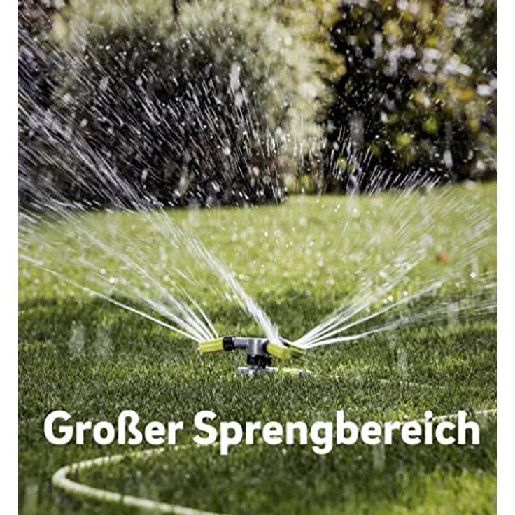 REHAU Kreisregner Trio, Sprengbereich bis zu 15m, ideal für große Flächen, stufenlos einstellbar – Bild 5