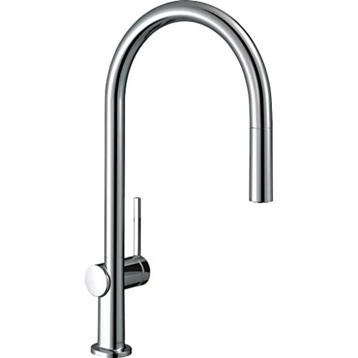 hansgrohe Talis M54, Einhebel-Küchenmischer mit Ausziehauslauf, Chrom, 210 ComfortZone, Temperaturbegrenzung, schwenkbar bis 360° – Bild 1