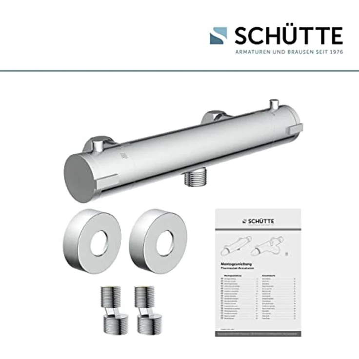 SCHÜTTE LONDON Thermostat Duscharmatur, Chrom – Bild 6