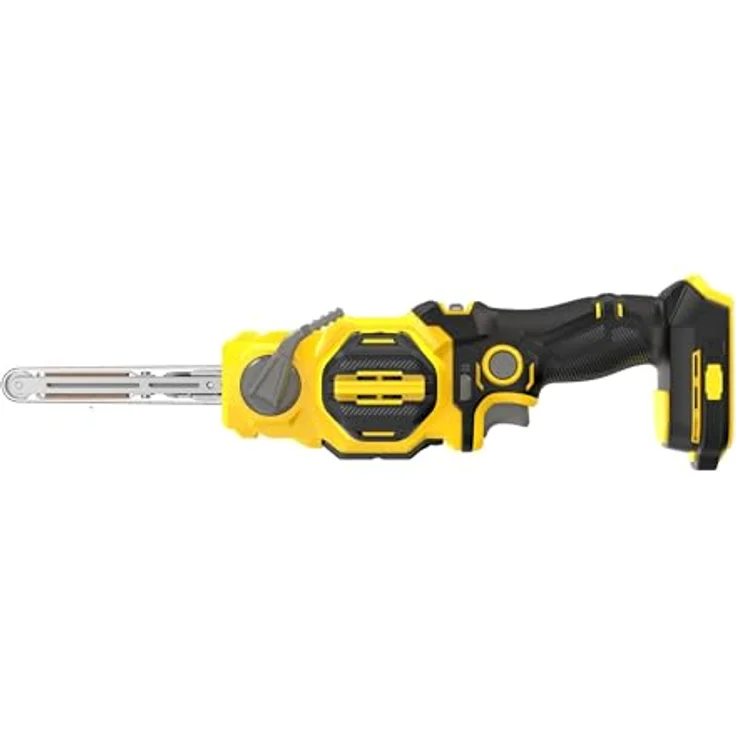 Stanley FatMax SFMCE210B-XJ 18 V V20 schnurloser Bandschleifer, 13 mm Powerfile, nur Werkzeug, optimal für schnellen Materialabtrag in engen Räumen – Bild 2
