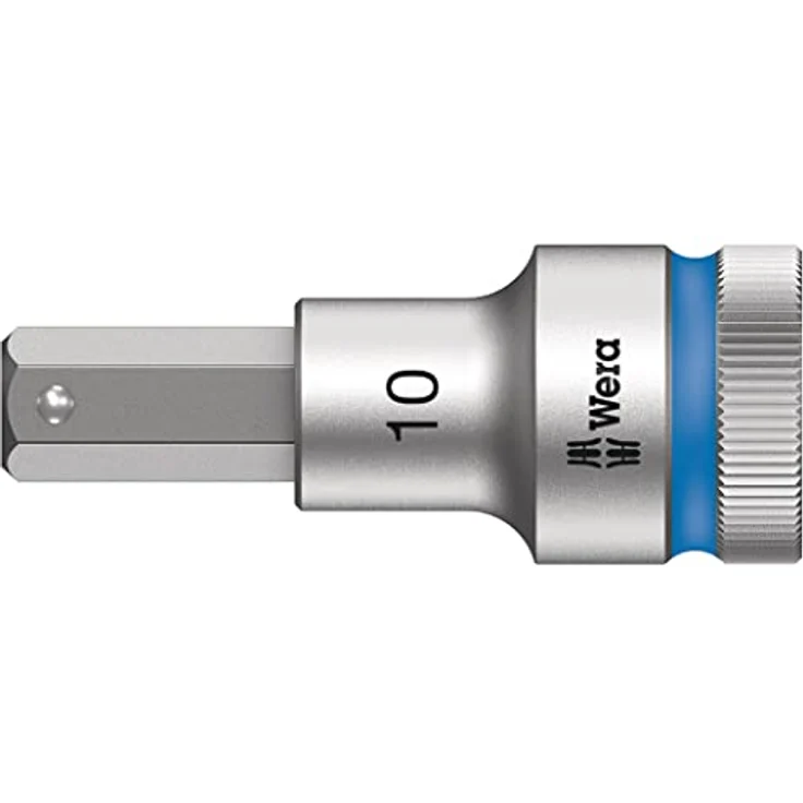 Wera 9722 Bit- und Steckschlüsselset Knarren-Satz, 31-teilig, 1/2 Zoll mit 2-farbiger Schaumstoffeinlage, passend für Tool Rebel Werkstattwagen – Bild 48