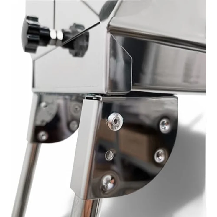 Grillpeter Holzkohlegrill Mangal Kairat Schaschlikgrill Edelstahl rostfrei Grill mit Grillrost, Hohe Qualität, verchromter Grillrost, seitliche Griffe, 61 x 30 x 76,5 cm, Edelstahl – Bild 8