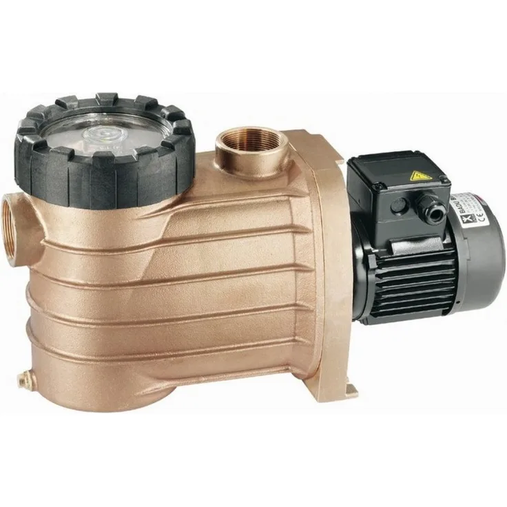 Speck Pumpen BADU Bronze 14, Filterpumpe für Schwimmbäder, 0,75 kW, 14 m³/h, selbstansaugend, korrosionsbeständig, 400 V