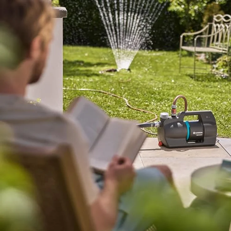Gardena Haus- & Gartenautomat 4600 Silent, Wasserpumpe mit 4600 l/h Fördermenge, 4,0 bar Druck und automatischer Ein-/Ausschaltfunktion – Bild 4
