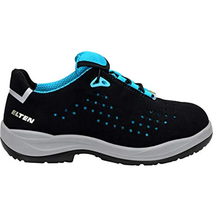 ELTEN IMPULSE Lady aqua Low ESD S1PS Sicherheitsschuh, Mikrofaser, atmungsaktives Textilfutter, schwarz – Bild 6