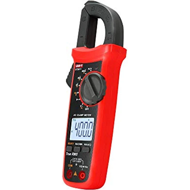 UNI-T Zangenmessgerät UT201+/MIE0400, Digitales Multimeter für AC/DC Spannungsmessung, True RMS, 400A, Widerstandstest bis 40 MOhm – Bild 2