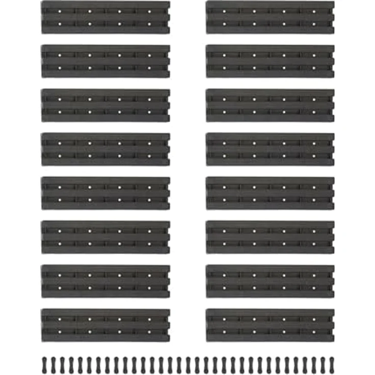 HTI-Living Rollweg Nessa, Rasenkante in Holzbohlenoptik Grau, 393 cm, witterungsbeständig und unbegrenzt erweiterbar – Bild 3