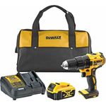 DeWALT Akku-Bohrschrauber DCD777P1, 1x 5,0 Ah und Schnellladegerät in Tasche - Preisvergleich