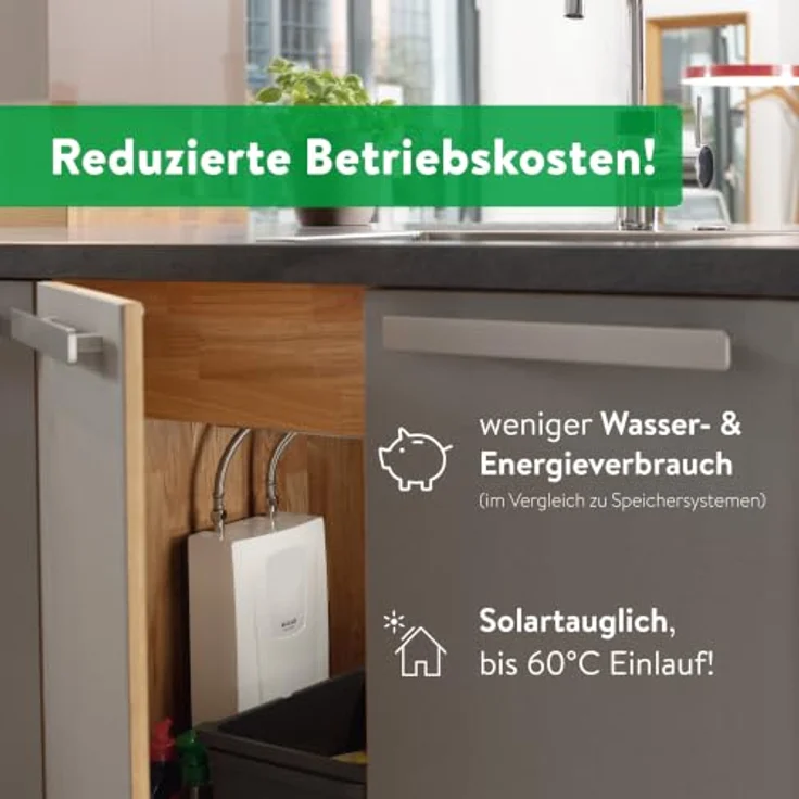 CLAGE CDX11-U, Küchen-Durchlauferhitzer 11 kW mit elektronischer Regelung, energieeffizient und wartungsfreundlich – Bild 5