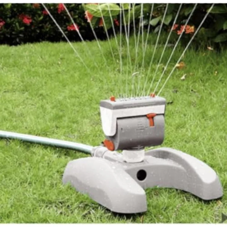 Bradas WL-Z17 Rasensprenger 366 qm, Regner, Sprinkler, Bewässerung, Impulsregner, grau, 10 10 6 cm – Bild 4