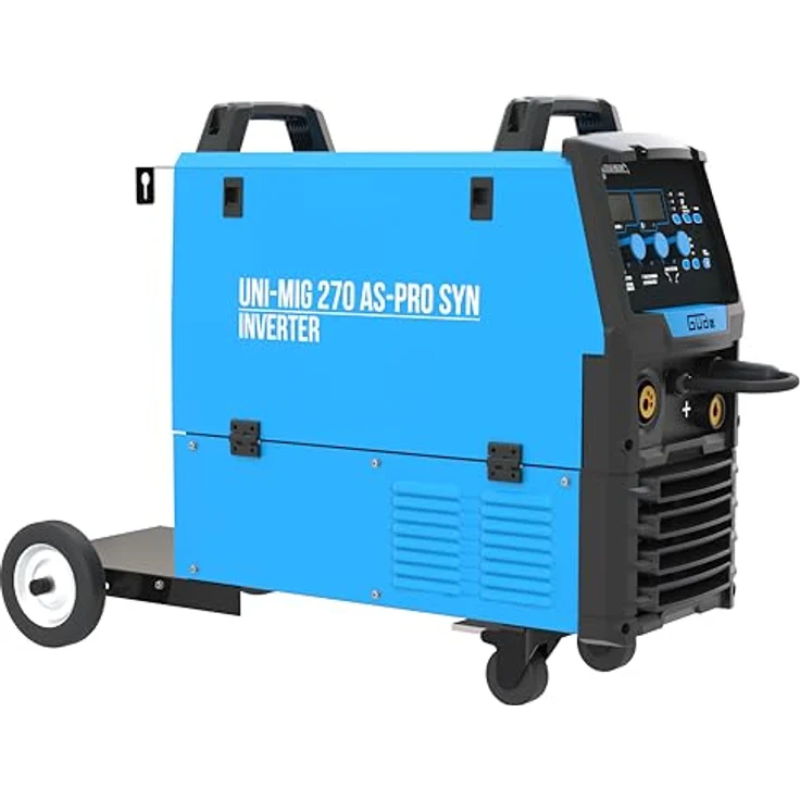 Güde Universalschweißgerät Uni-Mig 270 AS-Pro SYN, 400 V MIG/MAG mit 270 A, pulverbeschichtetes Stahlgehäuse, Digitaldisplay – Bild 5