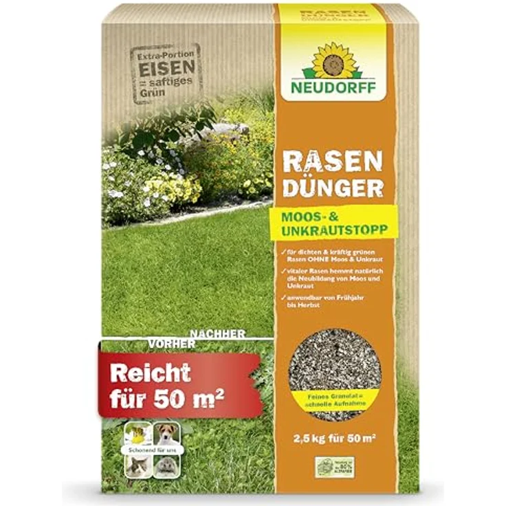 Neudorff RasenDünger SPEZIAL 5PLUS1 – Bild 2